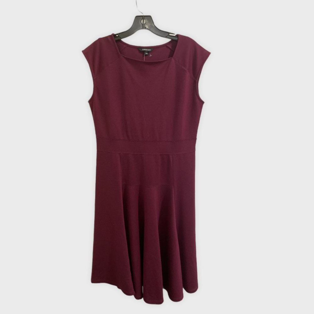 NWT Land's End Knit Flounce Skirt Dress, Sz M